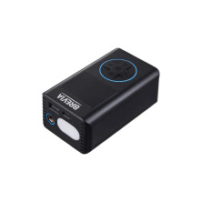 Компресор портативний Brevia 3в1, 4000mAh, 19 л/хв, 10 Атм, AUTOSTOP, LED-ліхтар, PowerBank