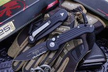 Ніж Microtech Ludt Black Blade полусеррейтор 135-2