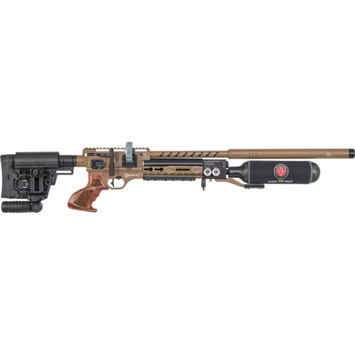 Гвинтівка пневматична Optima Factor Sniper S PCP, 4,5 мм ц:fde