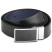 Ремінь чоловічий шкіряний Semi Line Black/Blue (P8234-0 XL)