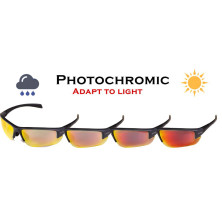 Окуляри Global Vision Hercules - 7 Photocromic (G-Tech red) фотохромні дзеркальні червоні