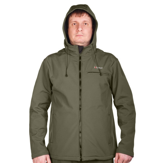 Куртка KLOST Soft Shell мембрана, Капюшон c затягуванням, 5015 XXXL