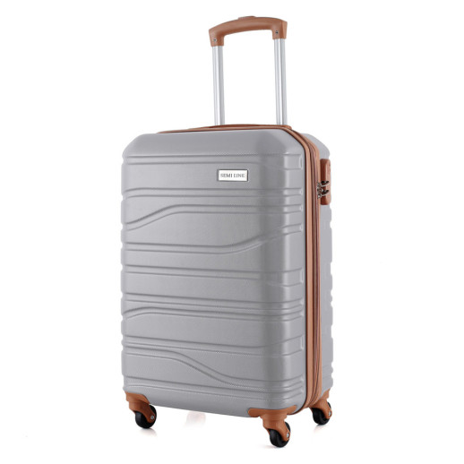 Валіза Semi Line 20" (S) Light Grey (T5715-1)