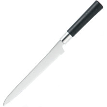 KAN kanetsugu Japanese hocho Bread Knife 210mm Black Plastic Handle (4034)