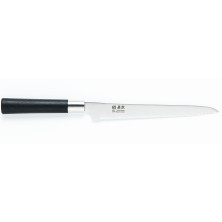 KAN kanetsugu Japanese hocho Bread Knife 210mm Black Plastic Handle (4034)