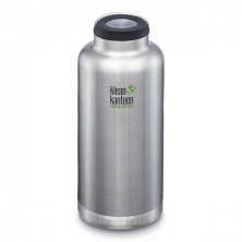 Термобутилка Klean Kanteen tkwide loop Cap матова нержавіюча сталь 1900 мл