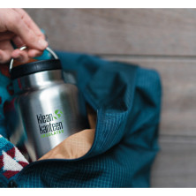 Термобутилка Klean Kanteen tkwide loop Cap матова нержавіюча сталь 1900 мл