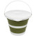 Відро Tribe Water Bucket Lid 5 л силіконове з кришкою T-FJ-0049, olive