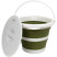 Відро Tribe Water Bucket Lid 5 л силіконове з кришкою T-FJ-0049, olive