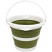 Відро Tribe Water Bucket Lid 5 л силіконове з кришкою T-FJ-0049, olive