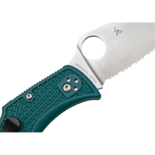 Ніж Spyderco Leafjumper, serrated blue (C262SBLK390)