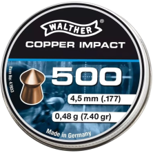 Кульки Umarex Walther Pointed Waisted Pellets 0,48гр. кал.177, 500шт. (4.1933)