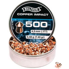 Кульки Umarex Walther Pointed Waisted Pellets 0,48гр. кал.177, 500шт. (4.1933)