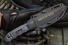 Ніж Kizlyar Supreme Echo сатин, сталь D2, рукоять G10