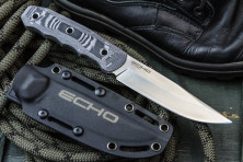 Ніж Kizlyar Supreme Echo сатин, сталь D2, рукоять G10