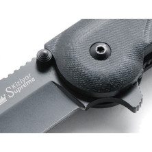 Ніж Kizlyar Supreme Biker-Z Чорний титан, сталь AUS8