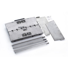 Мангал розкладний (кейс) СИЛА на 6 шампурів холоднокатаний товщина 1.5 мм