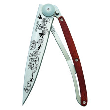 Ніж deejo Tattoo Wood 37 г, рожеве дерево, 