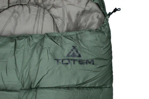 Спальний мішок Totem Fisherman XXL ковдра з капюшоном лівий olive 190+30/90 UTTS-013