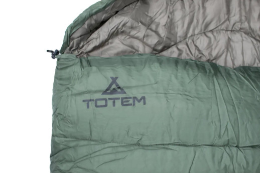 Спальний мішок Totem Fisherman XXL ковдра з капюшоном лівий olive 190+30/90 UTTS-013