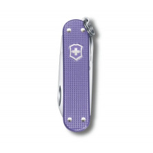 Классический нож-брелок Swiss Army Knife, Classic SD Alox Colors, 58 mm, Electric Lavender, Gift Box