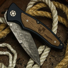 Ніж Бокер Тірпіц-Дамаське дерево (110192dam)