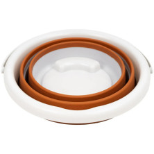 Відро Tribe Water Bucket Lid 5 л силіконове з кришкою T-FJ-0049, terracota