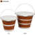 Відро Tribe Water Bucket Lid 5 л силіконове з кришкою T-FJ-0049, terracota