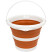 Відро Tribe Water Bucket Lid 5 л силіконове з кришкою T-FJ-0049, terracota