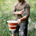 Відро Tribe Water Bucket Lid 5 л силіконове з кришкою T-FJ-0049, terracota