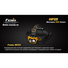 Налобний ліхтар Fenix HP25 Cree XP-E, жовтий