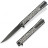 Нож Ocaso Solstice, Engraved titanium Scroll Pattern, Black