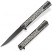 Ніж Ocaso Solstice, Engraved titanium Scroll Pattern, Black