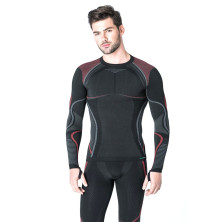 Футболка чоловіча сорочка Accapi Ergoracing з довгим рукавом 906 чорний /антрацит M-L