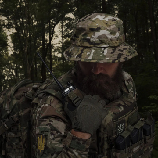 Підсумок Ukrarmor для рації. Кріплення Molle. Cordura 500D Мультикам