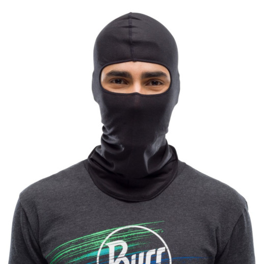 Балаклава Buff Lightweight Merino Wool Balaclava, solid Black