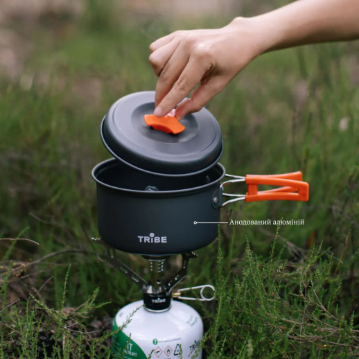 Казанок Tribe Pot 1 л Alu алюмінієвий T-FH-0040-grey