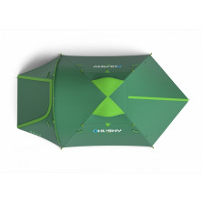 Намет Husky Bizon 3 Plus (темно-зелений /салатовий)