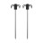 Колышки металлические Naturehike NH21YW133, 25 см, черные 2 шт