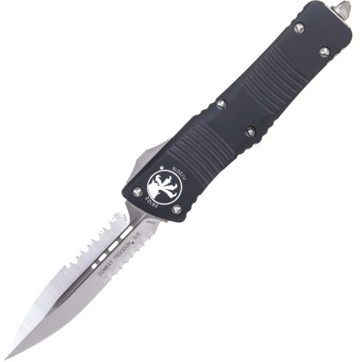 Ніж Microtech Combat Troodon Double Edge Satin DS серрейтор (142-5)