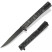 Ніж Ocaso Solstice, Engraved titanium Topo Pattern, Black