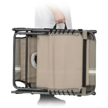 Шезлонг KingCamp Magnolia B10 Plus grey/white