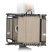 Шезлонг KingCamp Magnolia B10 Plus grey/white