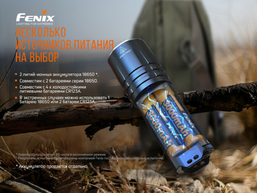 Ліхтар ручний Fenix TK35UE V2.0 (Комплектація темляк і чохол)