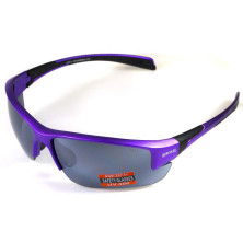 Окуляри Global Vision Hercules-7 Purple (silver mirror) дзеркальні чорні у фіолетовій оправі