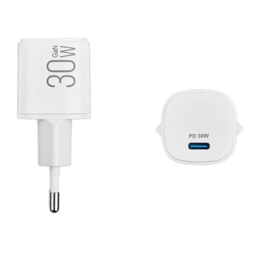 Мережевий зарядний пристрій Brevia ePowerGaN PD30W USB-C
