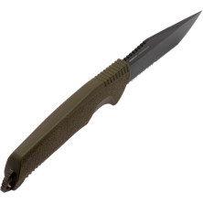 Ніж SOG Trident FX, OD Green/Partaily Serrated (SOG 17-12-04-57)