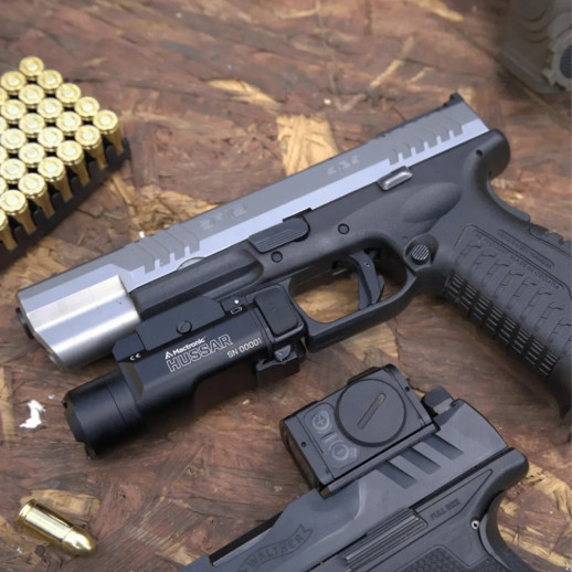 Ліхтар тактичний Mactronic Hussar (1050 Lm) Gun Mount (THG0010)