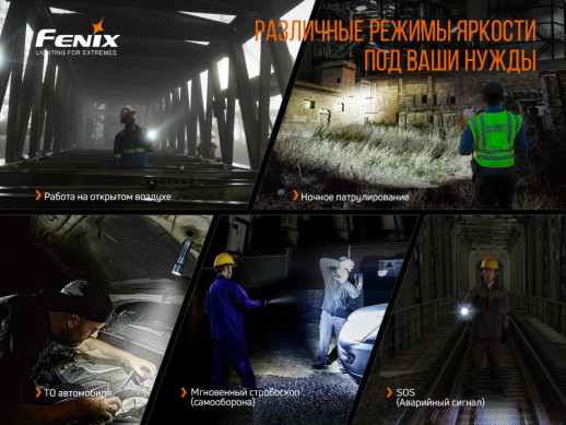 Ліхтар ручний Fenix C7 (Відкрита упаковка / сколи і потертості / відновлення міжконтактних з'єднань)