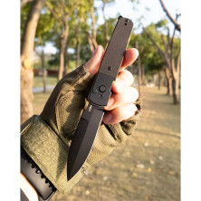 Ніж CJRB Locust Black Blade, AR-RPM9, Black PVD Steel+Black G10 Inlay black